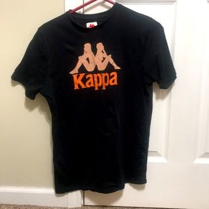 PacSun Black and Orange Kappa T-Shirt